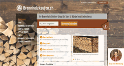 Desktop Screenshot of brennholzkaufen.ch